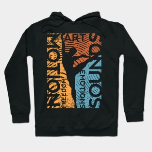 Creative Colorful Dancer Modern Style Hoodie